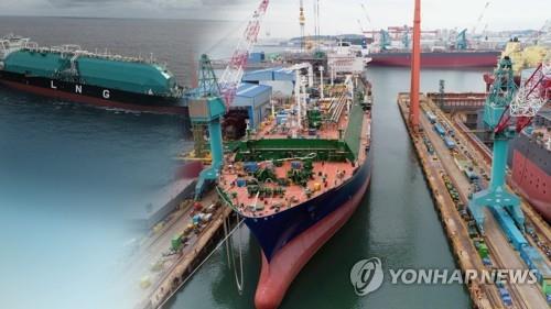 الطلبات المتراكمة لشركات بناء السفن الكورية تسجل أعلى مستوى لها في 6 سنوات في أبريل