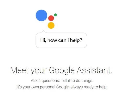 This photo captured from the website of Google Assistant shows the AI-assisted voice butler service. (Yonhap)