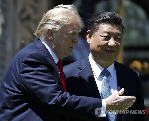 Trump: China can solve N.K. problem by using 'economic lifeline' to Pyongyang