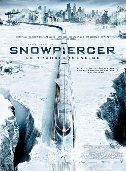 This image provided by CJ Entertainment shows a French language promotional poster for Bong Joon-ho's film "Snowpiercer." (Yonhap)