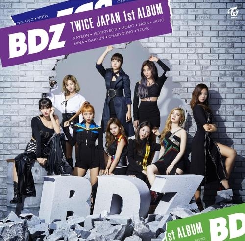 This image of the jacket of TWICE's upcoming Japanese album "BDZ" is provided by JYP Entertainment. (Yonhap)