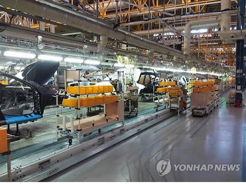 Renault Samsung's car production plant in Busan (Yonhap)