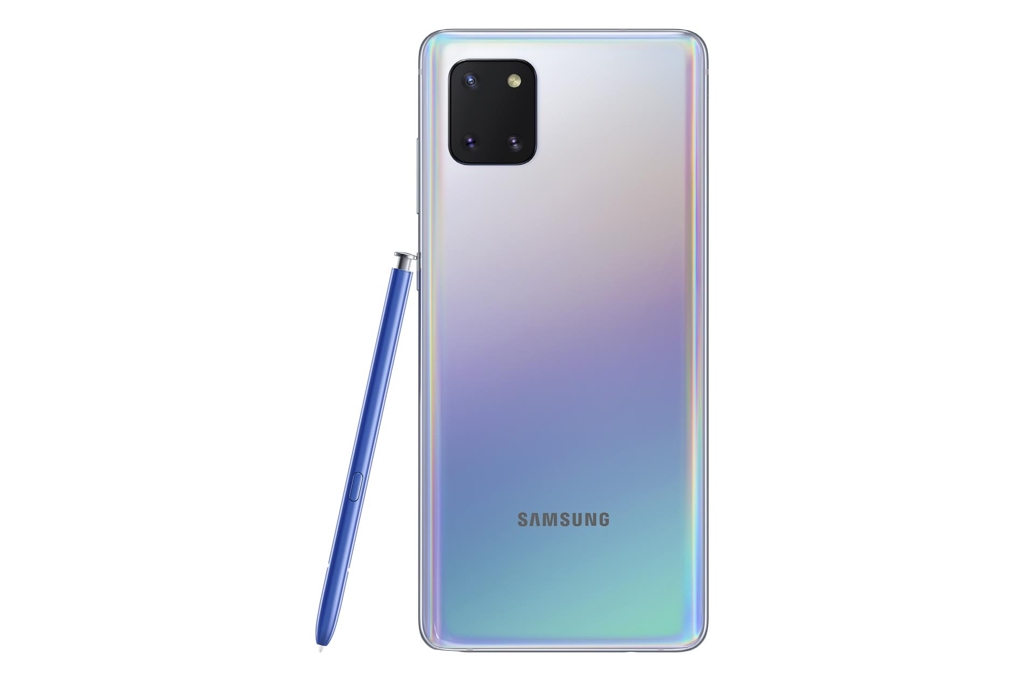 This photo provided by Samsung Electronics Co. on Jan. 4, 2019, shows the Galaxy Note 10 Lite. (PHOTO NOT FOR SALE) (Yonhap)