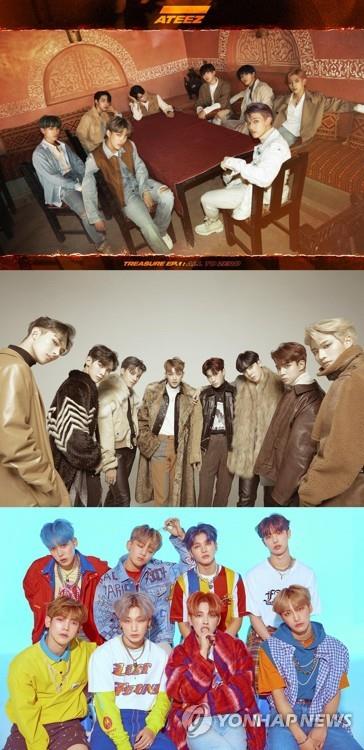 This image of Ateez was provided by KQ Entertainment. (PHOTO NOT FOR SALE) (Yonhap)