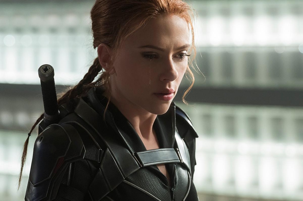 This image provided by Walt Disney Company Korea shows a scene from "Black Widow." (PHOTO NOT FOR SALE) (Yonhap)