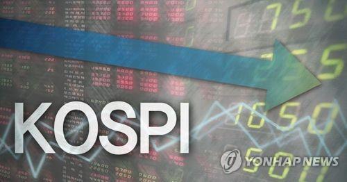(LEAD) Seoul stocks down for 2nd day on bio losses