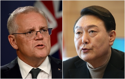 (LEAD) Yoon, Australian PM discuss expanding cooperation, security issues