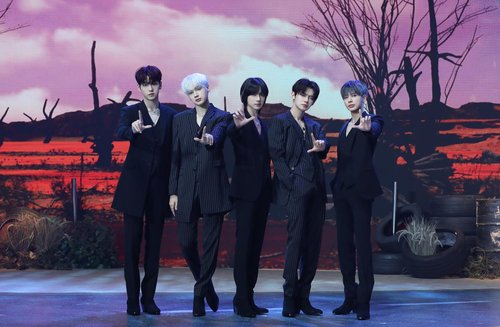 A photo of boy group Tomorrow X Together, provided by Big Hit Music (PHOTO NOT FOR SALE) (Yonhap)