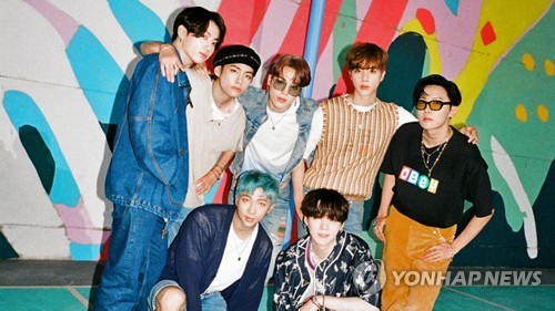 This file photo shows K-pop boy group BTS. (Yonhap)