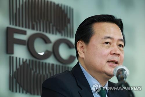 First Vice Foreign Minister Cho Hyun-dong speaks during a press briefing with foreign correspondents in Seoul, in this March 10, 2023, file photo. (Yonhap)