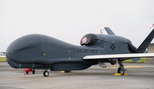 This undated file photo, captured from the U.S. Indo-Pacific Command's website, shows an RQ-4 Global Hawk surveillance drone. (PHOTO NOT FOR SALE) (Yonhap)
