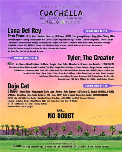 Coachella deals 2019 lineup