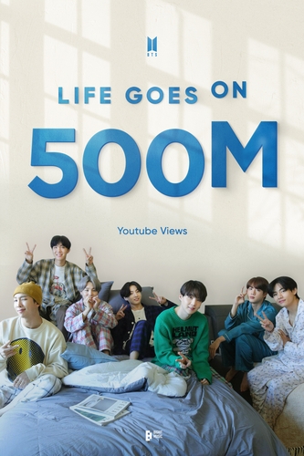 BTS : le clip de «Life Goes On» vu plus de 500 mlns de fois sur YouTube