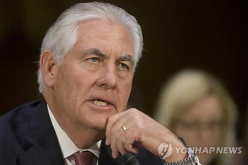 米国務長官「軍事措置含む新たな対北朝鮮政策講じる」