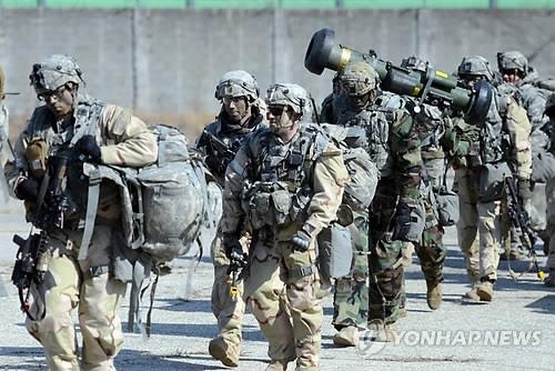 韓米軍４００人　北朝鮮の化学兵器除去訓練を実施
