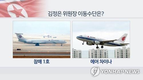 チャムメ１号（左）とエアチャイナの航空機＝（聯合ニュース）