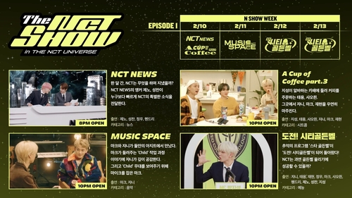 「ＴＨＥ　ＮＣＴ　ＳＨＯＷ」のコンテンツ（ＳＭエンタテインメント提供）＝（聯合ニュース）≪転載・転用禁止≫
