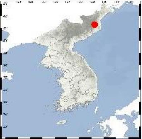 北朝鮮の核実験場付近で地震相次ぐ　韓国気象庁「自然地震」