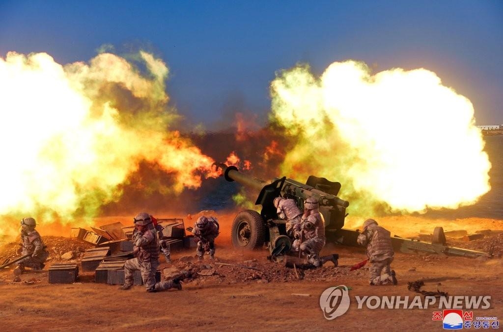 北朝鮮軍が砲撃　「韓国の挑発に対する警告」と主張