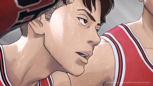 アニメーション映画「ＴＨＥ　ＦＩＲＳＴ　ＳＬＡＭ　ＤＵＮＫ」のワンシーン（配給会社提供）＝（聯合ニュース）≪転載・転用禁止≫