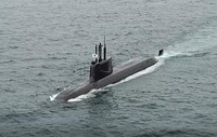 初の３６００トン級潜水艦起工式　最大１０本のＳＬＢＭ発射管＝韓国