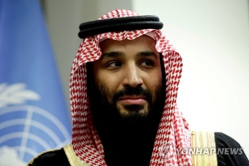 무함마드 빈살만 사우디 왕세자[로이터=연합뉴스자료사진]