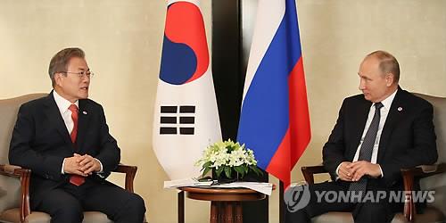 한·러 정상의 환담