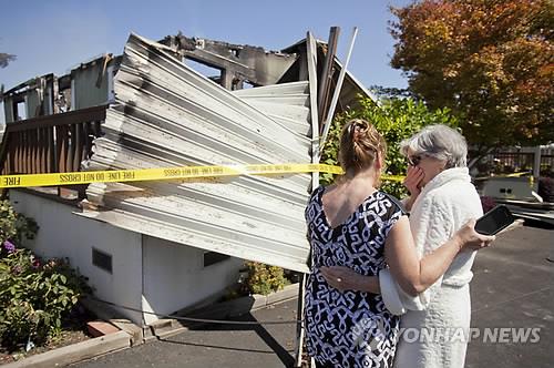 2014년 발생한 미국 캘리포니아주 규모 6.0 지진 당시의 모습 [EPA=연합뉴스]