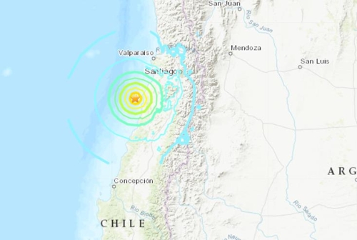 칠레 규모 6.8 지진