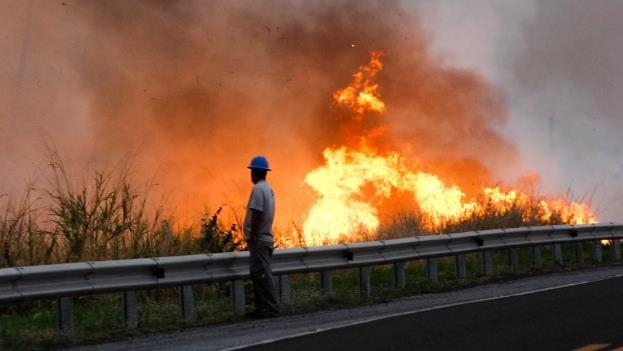 브라질 판타나우 지역 산불