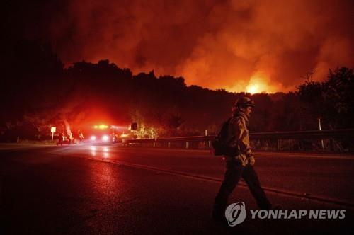 미국 샌타바버라 카운티 산불 