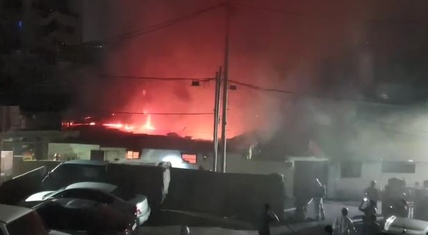 지난달 29일 부산진구 모기향 발화 추정 화재