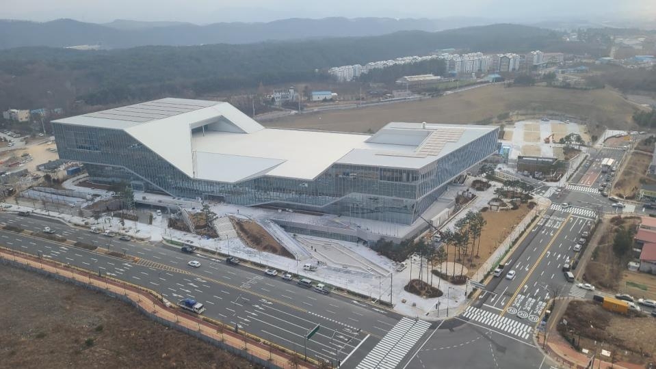 준공 앞둔 울산전시컨벤션센터 전경