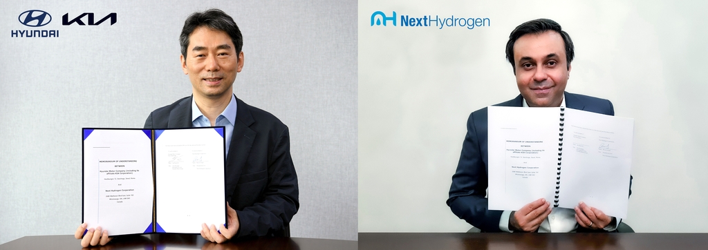 현대차·기아, 넥스트하이드로젠과 고성능 수전해 시스템 개발 MOU