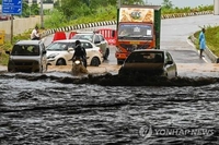인도 뉴델리 9월 기록적 폭우…