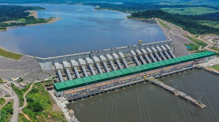 아마존 열대우림 지역에 건설된 벨루 몬치 수력발전소