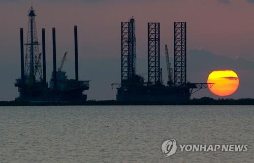 미국 루이지애나주 앞바다의 해저 석유시설
