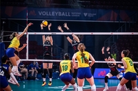 여자배구, VNL 브라질에 0-3 완패…무기력한 10연패