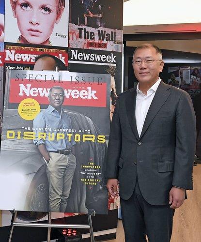 뉴스위크 '올해의 선지자상' 받은 정의선 회장