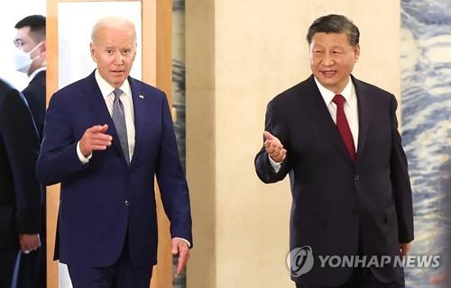 조 바이든 미국 대통령과 시진핑 중국 국가주석