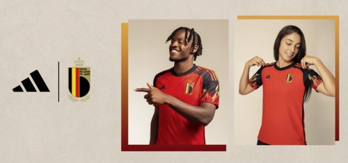 카타르 월드컵에서 입을 벨기에 '검빨' 공식 유니폼 