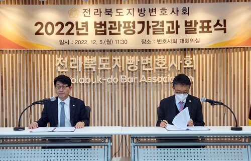 전북변호사회, 2022 우수 법관 5인 선정