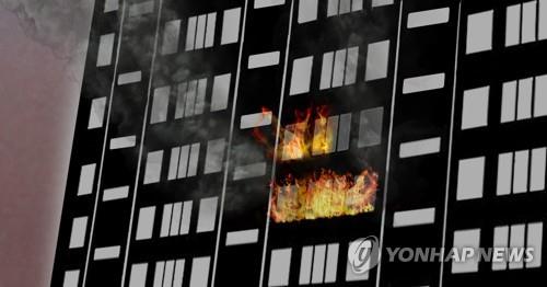 김해시 아파트에서 화재…주민 8명 대피·1천500만원 피해