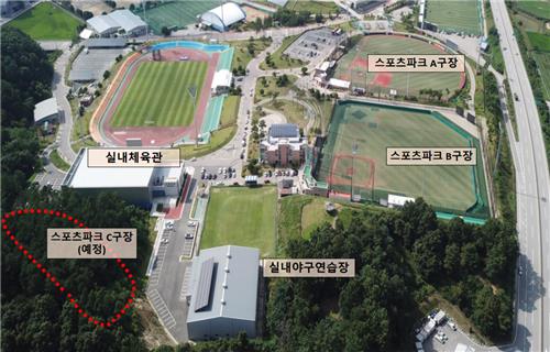 충북 보은군 KBO 야구센터 조감도