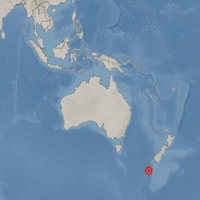 뉴질랜드 남쪽 먼바다서 규모 6.0 강진…피해는 없어