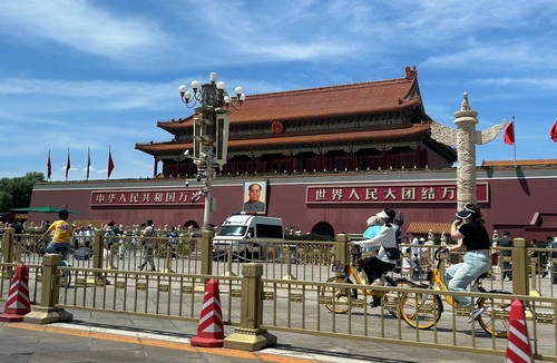 4일 유혈 시위 34주년 맞은 중국 베이징의 톈안먼 광장