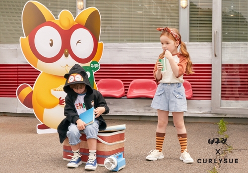 패션에 새긴 너구리…한세엠케이, 농심과 협업이벤트