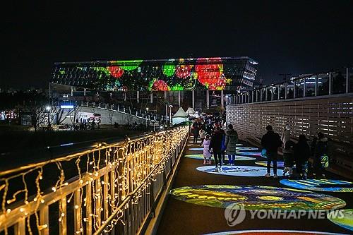 '2023 세종 빛 축제' 미디어파사드 공연