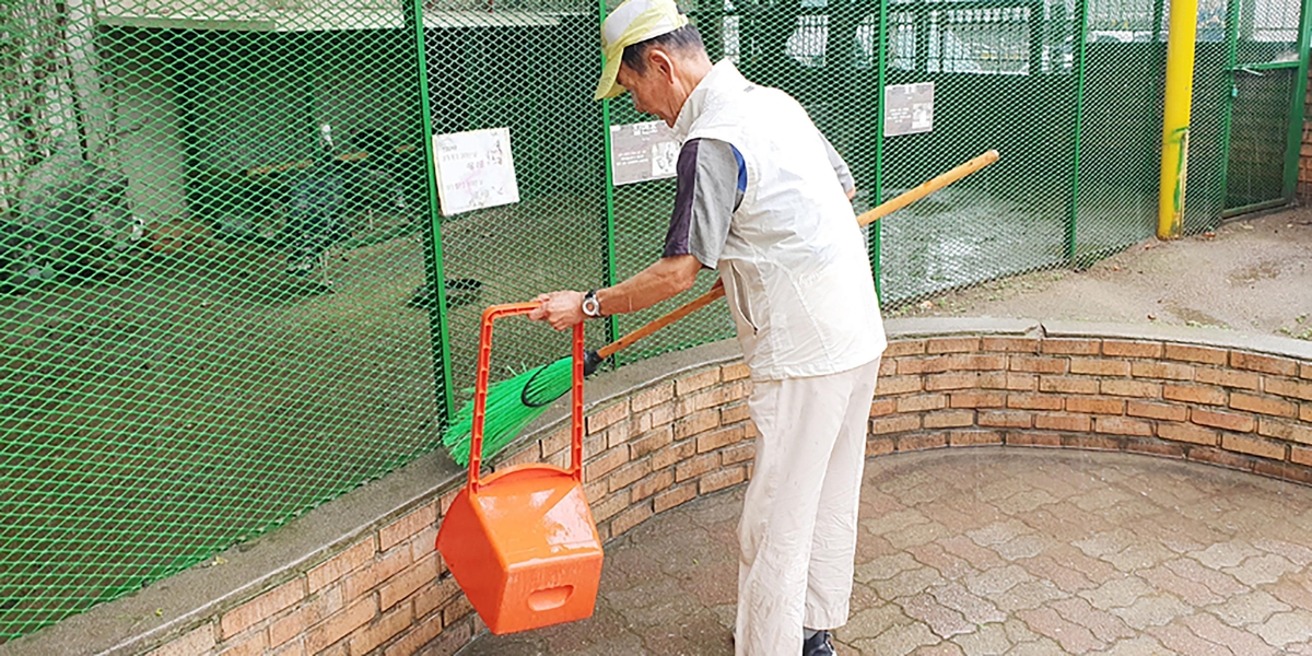 노인 일자리 사업 공익형 '동네사랑 환경감시원'