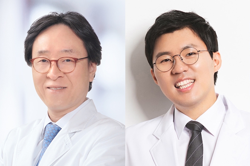 서울대병원 오세일(왼쪽) 교수와 박찬순 임상강사